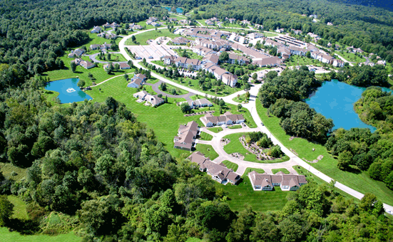 Laurel-Lake-aerial-view