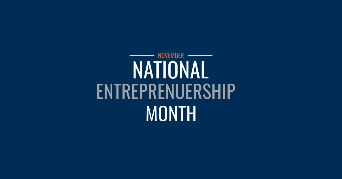 National Entrepreneurship Month
