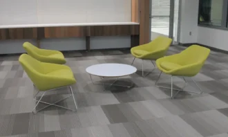 Seating area at Goodyear headquarters