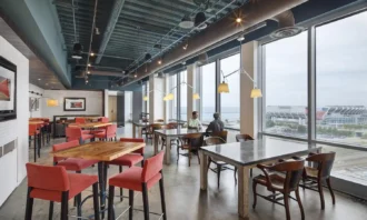 Law firm office seating area