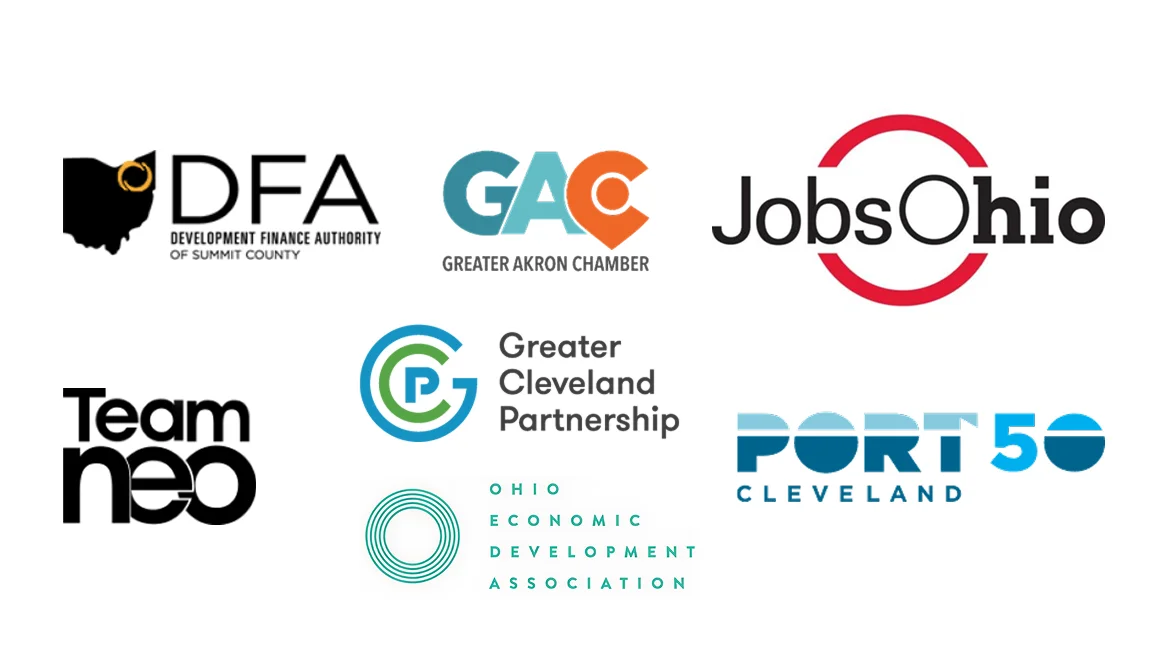 Logos of regional economic development and workforce organizations.