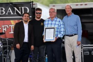 Welty family at 80th anniversary