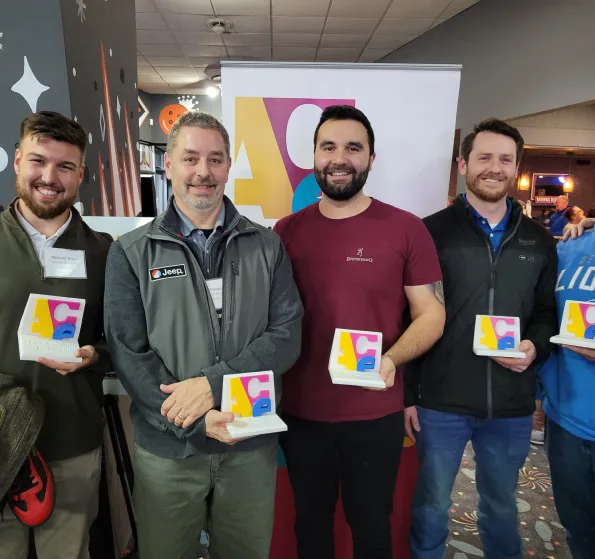 Welty team at a confrence